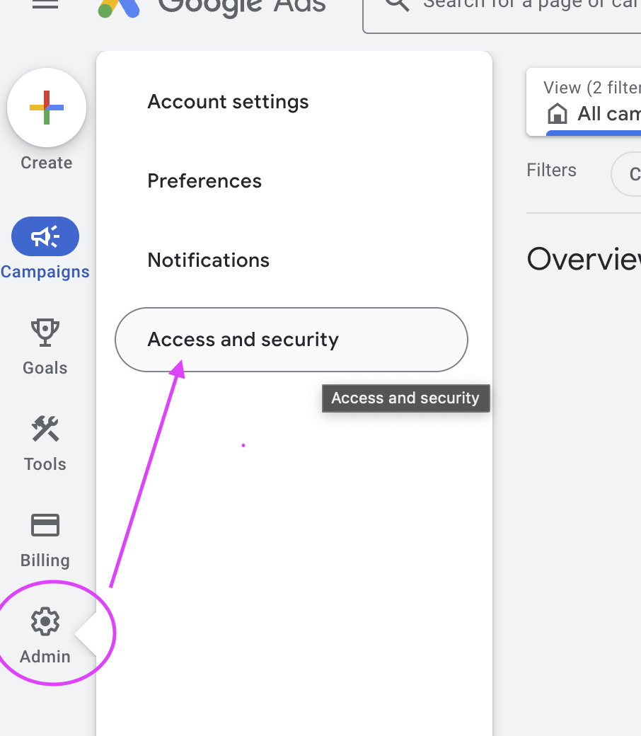 How to Give Your Agency Access to Your Google Ads Account